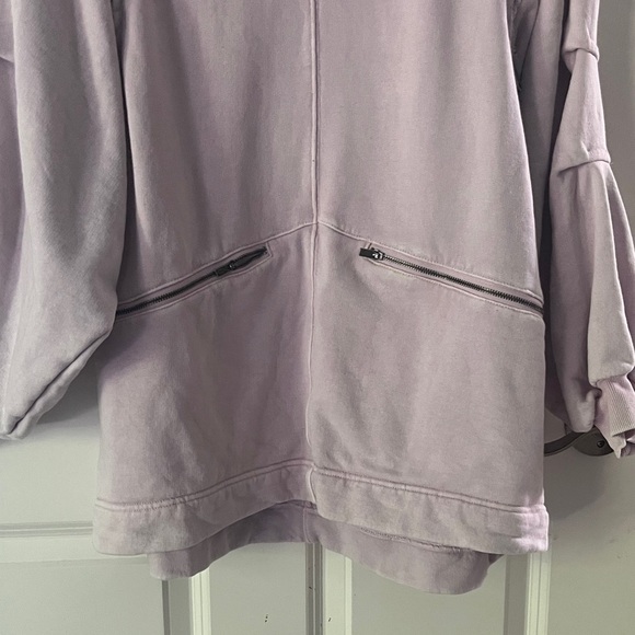 FP Movement Lavender Convertible Oversized Hoodie Sz XS - Picture 4 of 9